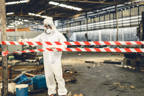 Professional Drug Lab Cleanup technician working in Marshall, CA
